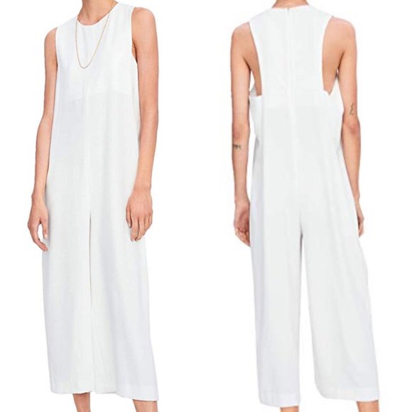 white jumpsuit zara